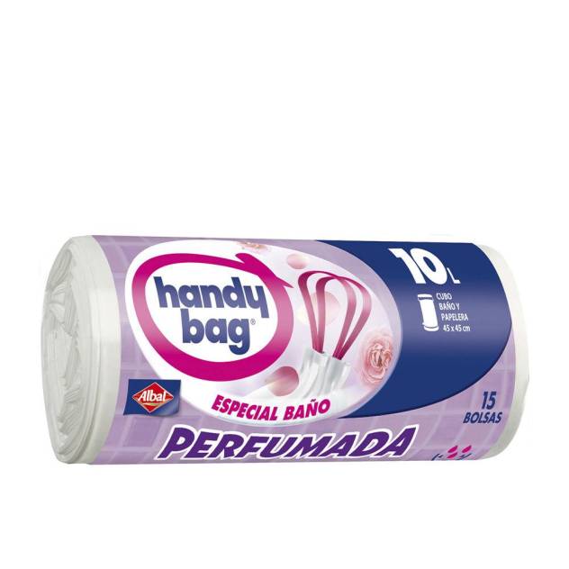 HANDY BAG BAÑO bolsa basura perfumada para baño 15 u