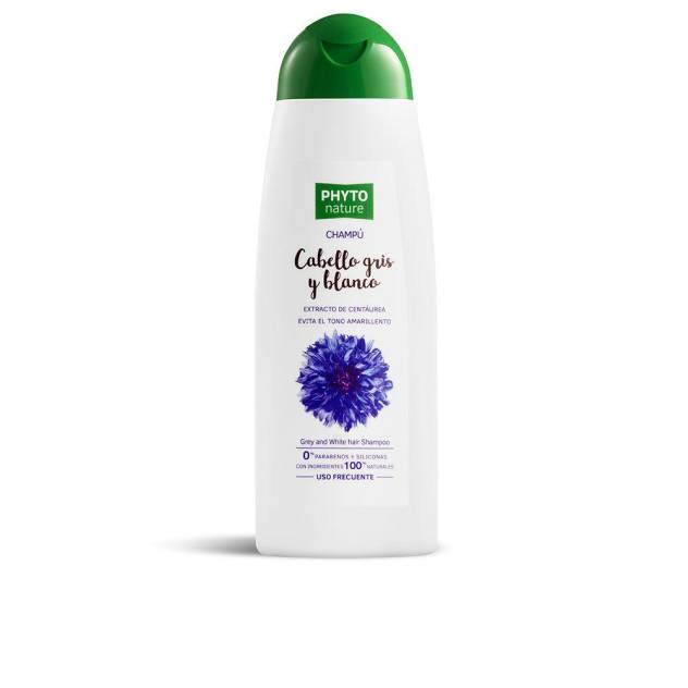 PHYTO NATURE champú cabello gris y blanco 400 ml