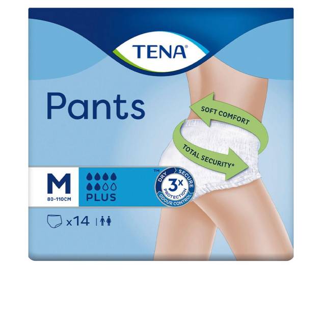 PANTS PLUS braguita incontinencia mediana 14 u