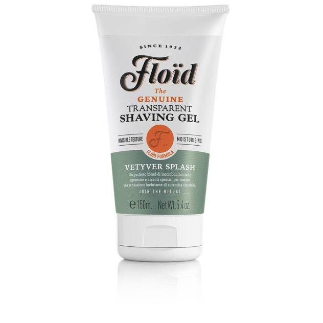 FLOÏD gel de afeitar transparente vetyver splash 150 ml FLOÏD gel de afeitar transparente vetyver splash 150 ml