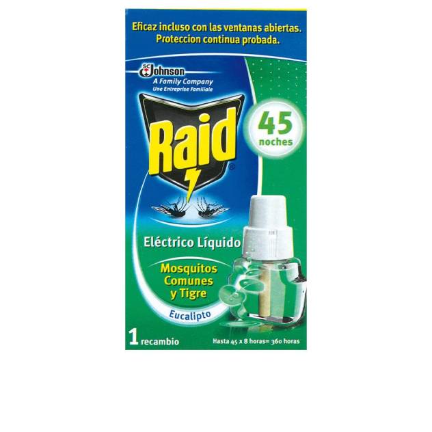 PROTECCION ANTIMOSQUITOS EUCALIPTO recambio 45 noches