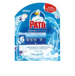 PATO WC DISCOS ACTIVOS aparato + 6 recambio #frescor marino 7 u