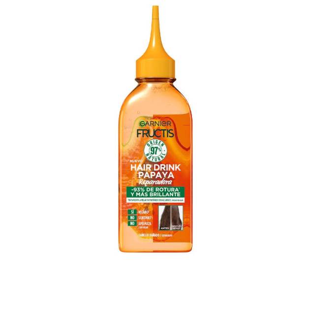 FRUCTIS HAIR DRINK papaya tratamiento reparadora 200 ml
