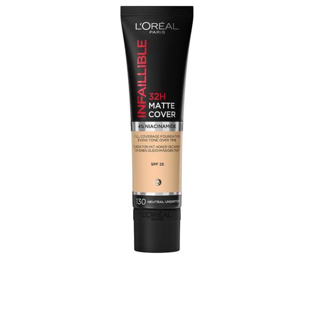 INFAILLIBLE 32H matte cover foundation #130 neutral undertone 30 ml
