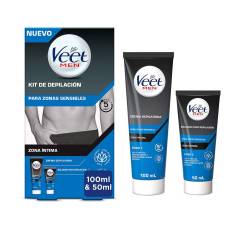 VEET MEN KIT DEPILACIÓN 2 PASOS zonas sensibles 150 ml