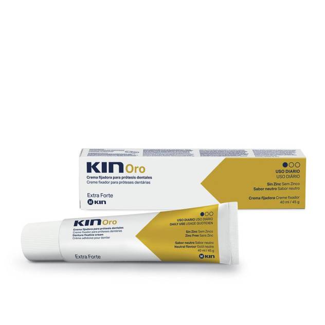 KIN ORO crema fijadora para prótesis dentales 40 ml