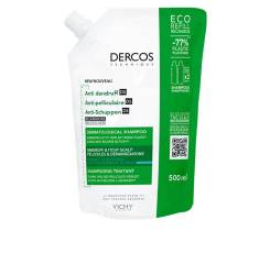 DERCOS anti-dandruff shampoo for normal to oily hair ecorefill 500 ml