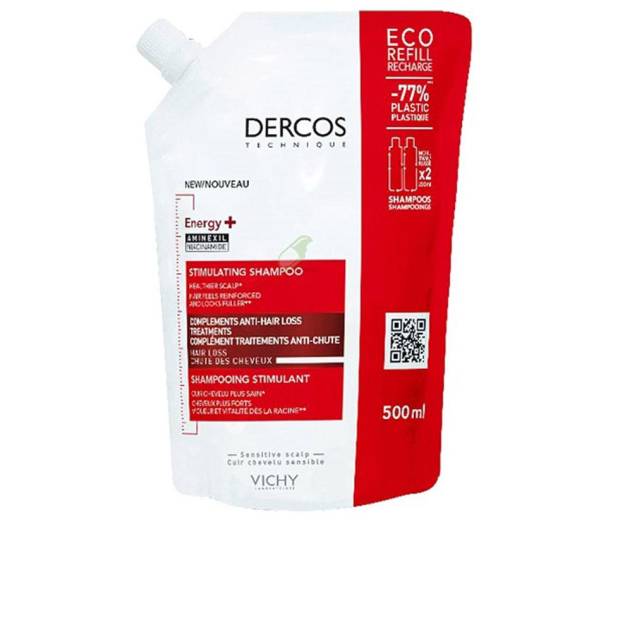 DERCOS TECHNIQUE champú estimulante recarga 500 ml