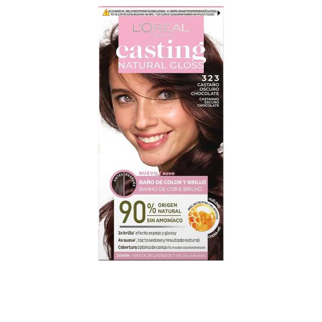 CASTING NATURAL GLOSS #323-castaño oscuro chocolate 180 ml