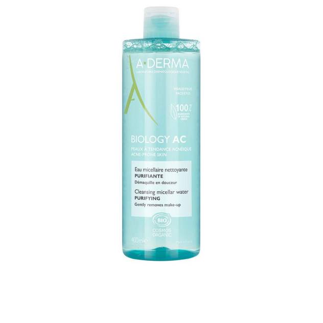 Apa micelara pentru ten gras si acneic A-DERMA BIOLOGY AC 400 ml