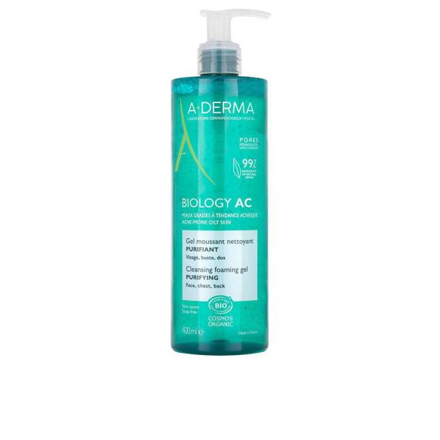 Gel de curatare pentru ten acneic sau gras A-DERMA BIOLOGY AC 400 ml