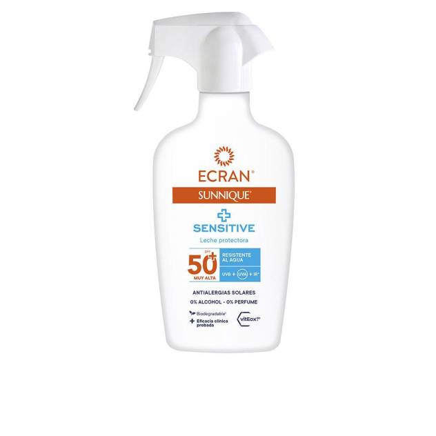 Spray cu protectie solara ECRAN SUNNIQUE SENSITIVE SPF50+ 270 ml Spray cu protectie solara ECRAN SUNNIQUE SENSITIVE SPF50+ 270 ml