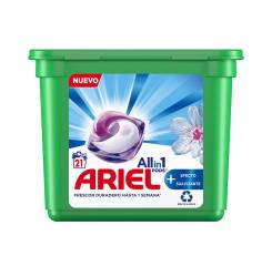 ARIEL PODS SUAVIZANTE 3en1 detergente 21 cápsulas