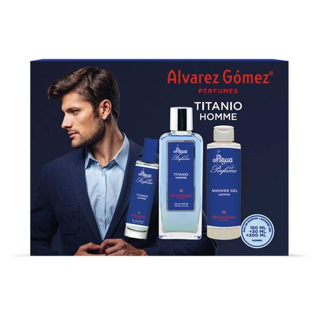 TITANIO HOMME ESTUCHE 2 pz TITANIO HOMME ESTUCHE 2 pz