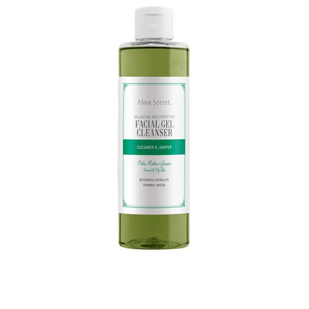 Gel de curatare faciala echilibrant si purificator pentru ten normal, mixt sau gras Alma Secret FACIAL GEL CLEANSER 200 ml