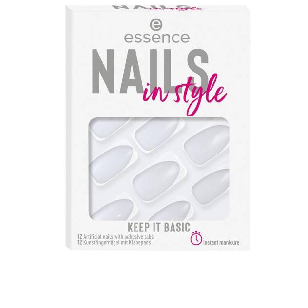 NAILS IN STYLE uñas artificiales #15-keep it basic 12 u