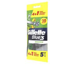 BLUE 3 SENSITIVE cuchilla afeitar desechables 5 u