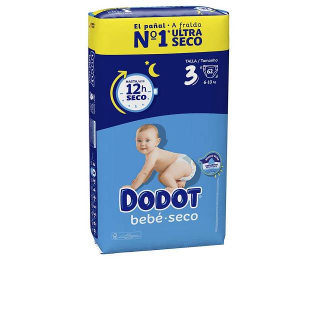 DODOT ETAPAS talla 3 pañales 6-10 kg 62 u