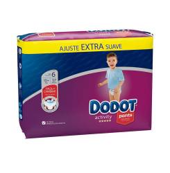 DODOT PANTS ACTIVITY talla 6 pañal-braguita 15 - + kg 37 u