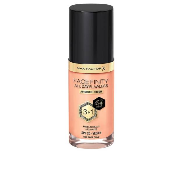 FACEFINITY 3IN1 primer, concealer & foundation #64-rose gold 30 ml