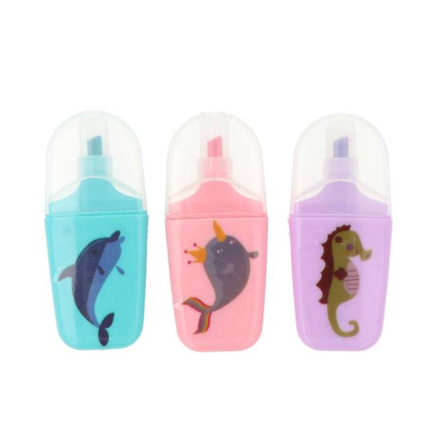 MINI FLUORESCENTES oceano 3,25 x 7,5 cm 3 u