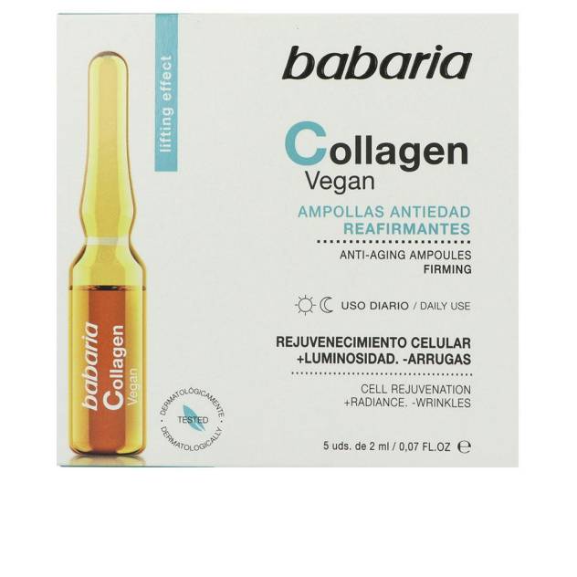 COLAGENO VEGANO ampollas reafirmante intenso 5 x 2 ml COLAGENO VEGANO ampollas reafirmante intenso 5 x 2 ml