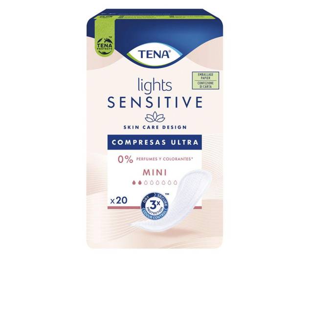 TENA LIGHTS compresas ultra sensitive mini 20 u