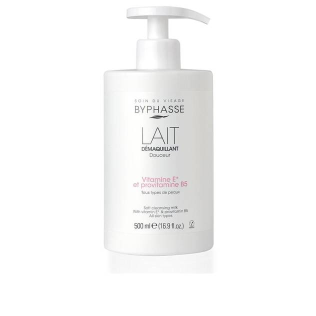 Lapte demachiant ultra-delicat cu efect de hidratare BYPHASSE LECHE DESMAQUILLANTE DOUCEUR 500 ml