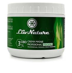 3% CBD crema masaje profesional fisiopro 500 ml