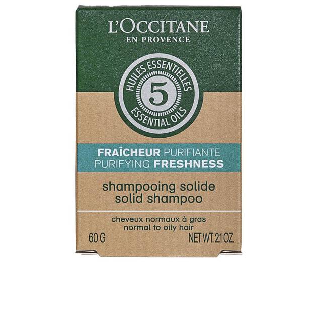 Sampon solid imbogatit cu 5 uleiuri L'OCCITANE AROMACOLOGÍA 60 g