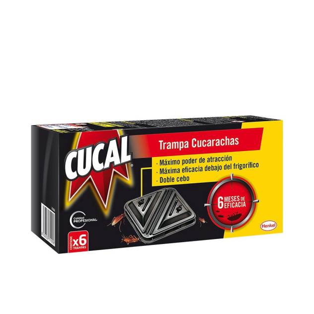 CUCAL trampa cucarachas 6 u