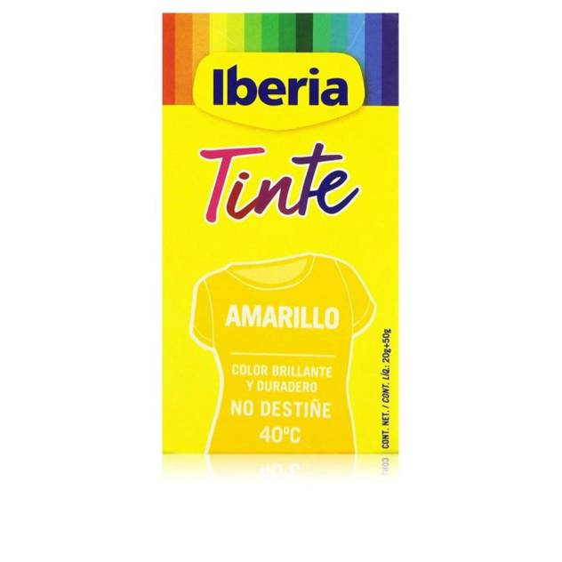 IBERIA TINTE ROPA no destiñe 40º #amarillo 70 gr