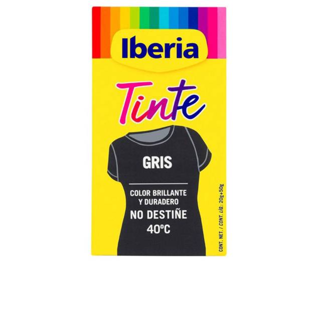 IBERIA TINTE ROPA no destiñe 40º #gris 70 gr