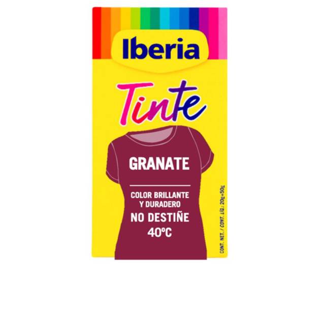 IBERIA TINTE ROPA no destiñe 40º #granate 70 gr