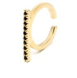 MANHATTAN BLACK anillo #oro brillo 1 u