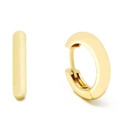 HARLEM 2mm pendientes #oro brillo 1 u