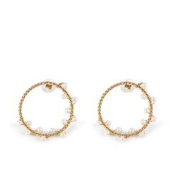 SHIMA pendientes #oro brillo 1 u