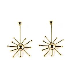 SUN pendientes #oro brillo 1 u