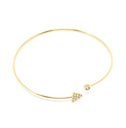 RÍGIDA CONEY pulsera #oro brillo 1 u