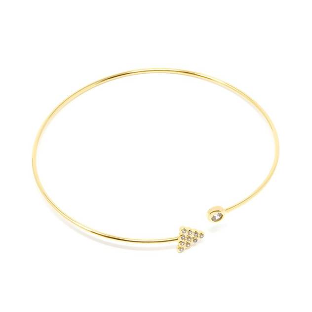 RÍGIDA CONEY pulsera #oro brillo 1 u