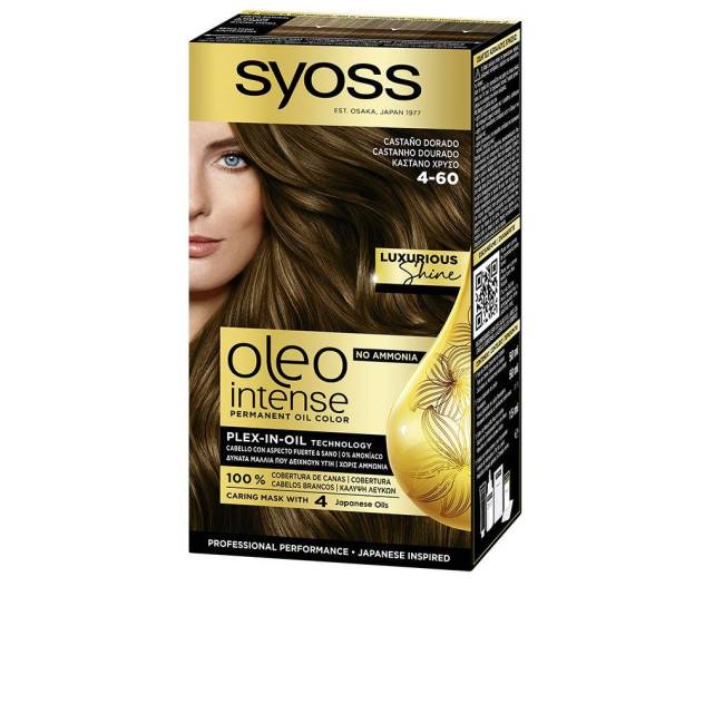 OLEO INTENSE tinte sin amoniaco #4-60-castaño dorado 5 u