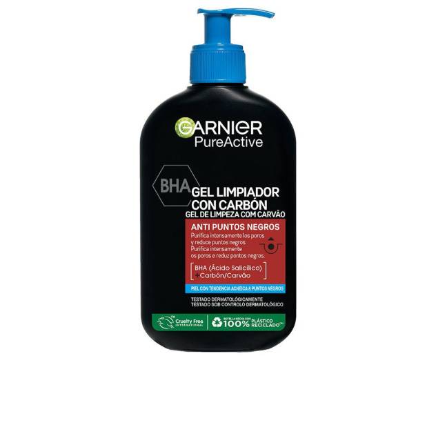 PURE ACTIVE gel limpiador con carbón 250 ml