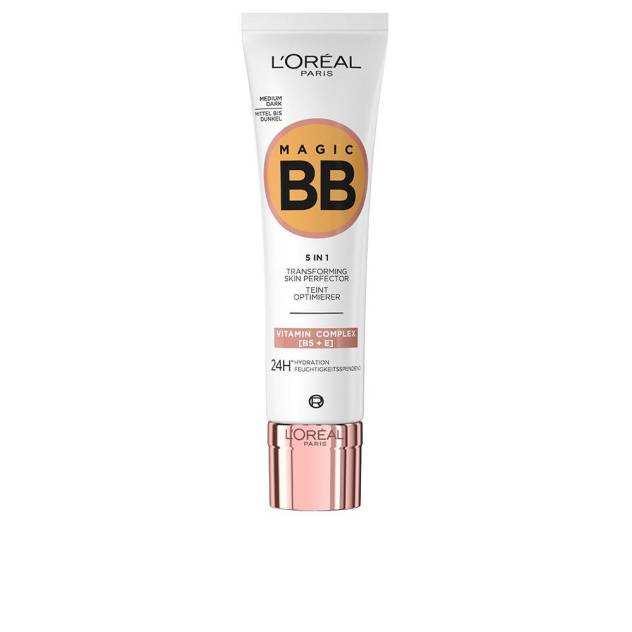 BB Cream hidratant cu efect de iluminare a tenului L’oreal Paris MAGIC BB SPF10 #medium dark 30 ml