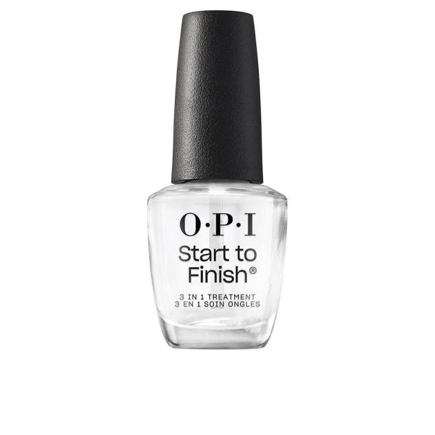 START TO FINISH 3 en 1 Tratamiento base, top coat y fortalecedor 15 ml