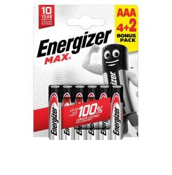 ENERGIZER MAX POWER LR03 AAA pilas pack x 6 u