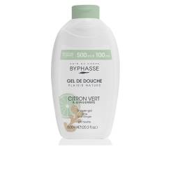 Gel de dus revigorant cu extract de lime si ghimbir BYPHASSE CITRON VERT & JENGIBRE 600 ml