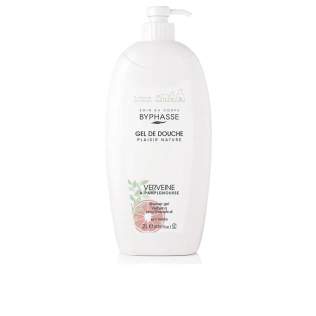 Gel de dus revigorant cu extract de citrice BYPHASSE VERVEINE & PAMPLEMOUSSE 2000 ml
