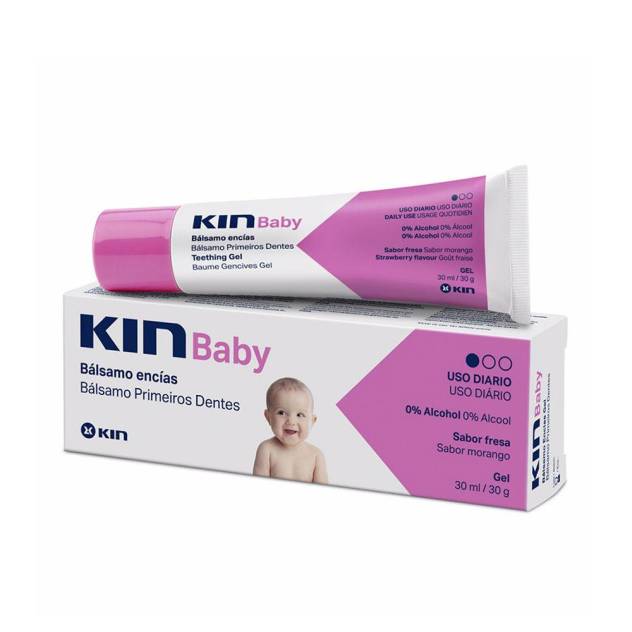 KIN BABY bálsamo encías gel #fresa 30 ml