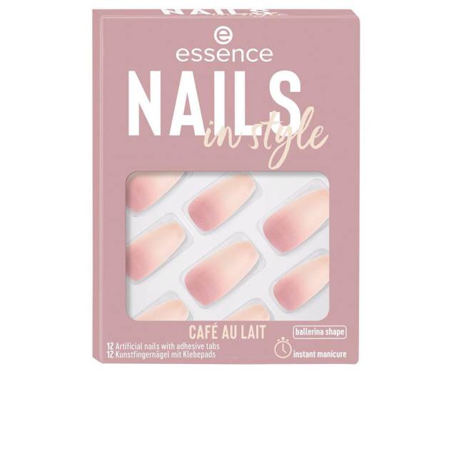 NAILS IN STYLE uñas artificiales #16-café au lait 12 u