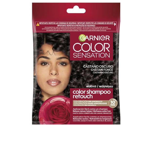 COLOR SENSATION champú #3.0-dark brown 3 u